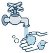 水道のイラスト